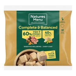 Natures Menu 60/40 Tripe & Chicken Nuggets, 1kg - Pets Fayre