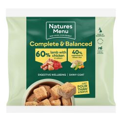 Natures Menu 60/40 Lamb & Chicken Nuggets, 1kg - Pets Fayre