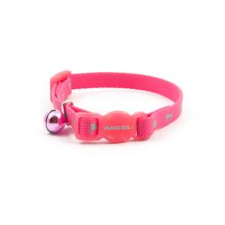 Ancol Collar Kitten Hiviz Pink, 11-20cm