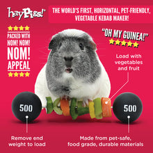 Load image into Gallery viewer, HayPigs!® Piggy Weightlifter™ - Vegetable Kebab Maker - Pets Fayre