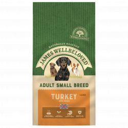 JAMES WELLBELOVED Turkey & Rice Adult Small Breed - Pets Fayre