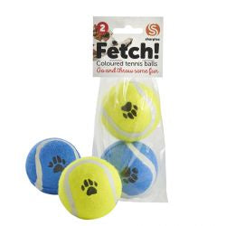 Ruff 'N' Tumble Fetch Tennis Balls x 2 - Pets Fayre