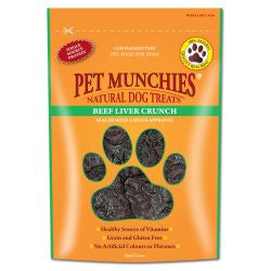 Pet Munchies Beef Liver Crunch, 90G - Pets Fayre