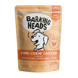 Barking Heads Bowl Lickin' Chicken, 300g - Pets Fayre