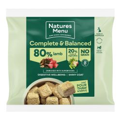 Natures Menu 80/20 Lamb Nuggets, 1kg - Pets Fayre