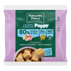 Natures Menu 80/20 Puppy Turkey & Fish Nuggets, 1kg