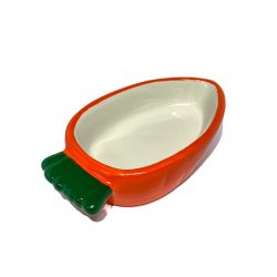 Happy Pet Carrot Shaped Bowl, sgl