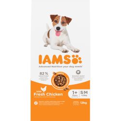 IAMS Advanced Nutrition Adult Dog Small/Medium Breed Chicken, 12kg