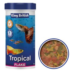 King British Tropical Fish Flake Food, 28g