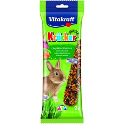 Vitakraft Rabbit Kräcker Vegetables & Beetroot, 2pk