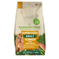 Harringtons Adult Dog Grain Free Superfoods Turkey, 1.7kg