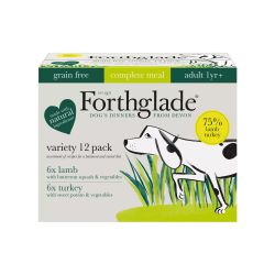 Forthglade Complete Grain Free Multi Case Lamb & Turkey 12 pack, 395g