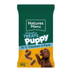 Natures Menu Meaty Treats Puppy Chicken & Pork, 50g