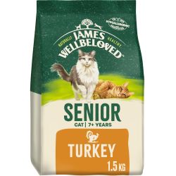 James Wellbeloved Senior Dry Cat Food Turkey