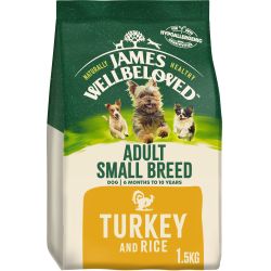 James Wellbeloved Adult Small Breed Dry Dog Food Turkey