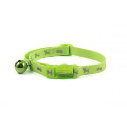 Ancol Hi Vis Refl Safety Cat Collar Green