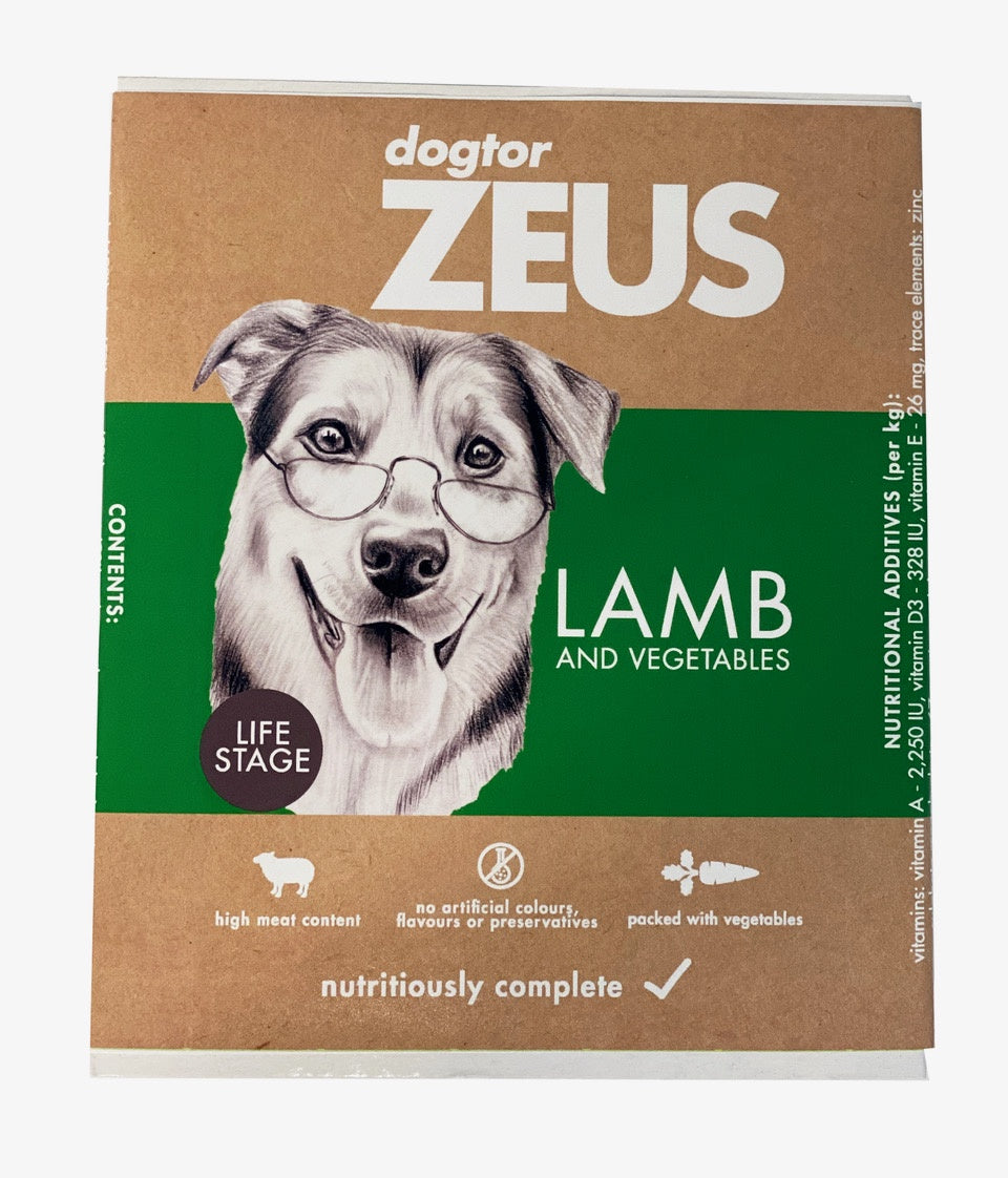 Dogtor ZEUS - Lamb and Vegetables