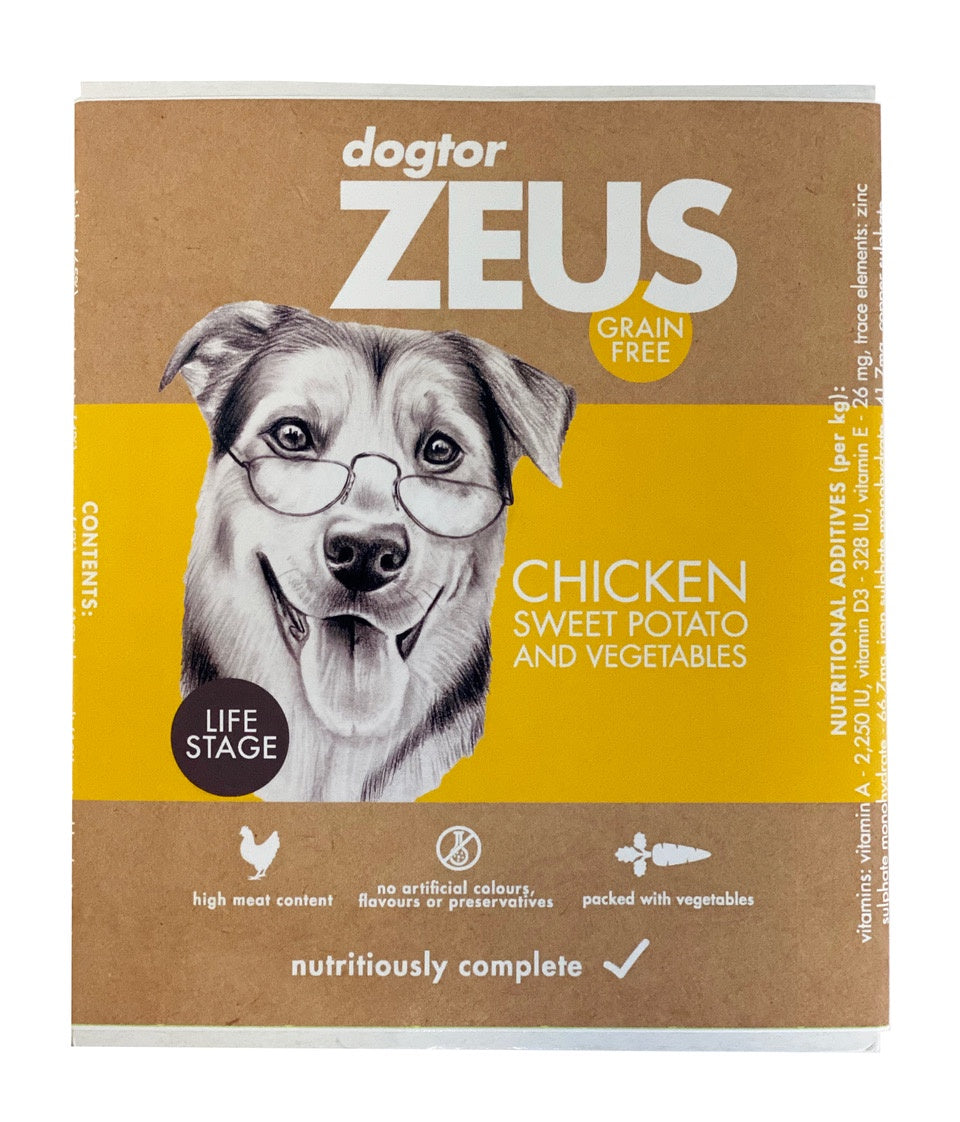 Dogtor Zeus - Chicken, Sweet Potato and Vegetables