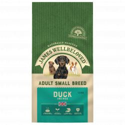 JAMES WELLBELOVED Duck & Rice Adult Small Breed 1.5kg