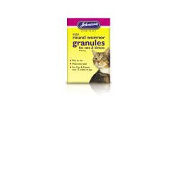 Johnson's Cat/Kitten Easy Wormer Granules, 3SCHT - Pets Fayre
