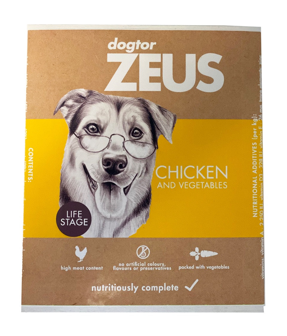 DOGTOR ZEUS - Chicken and Vegetables