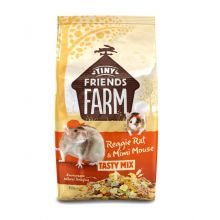 Supreme Tiny Friends Farm Reggie Rat & Mimi Mouse Tasty Mix - Pets Fayre