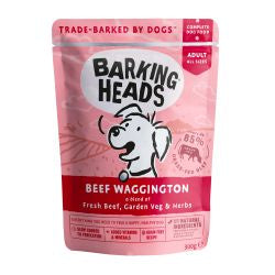 Barking Heads Beef Waggington, 300g - Pets Fayre